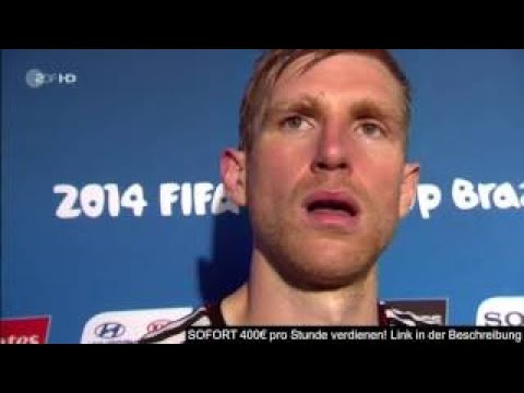 Per Mertesacker Interview im ZDF nach Spiel gegen Algerien - Full HD