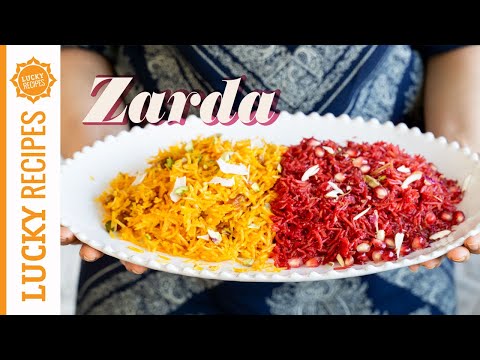 Beautiful Rice dish 💛❤️ | Apricot-Saffron Zarda & Rose-Pomegranate Zarda & | #Ramadan