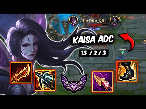 Kaisa vs Xayah ADC ( QuadraKill ) Korea Master 272 LP | Patch 25.21