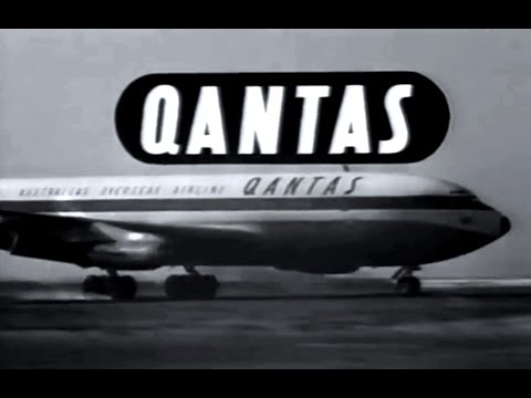 QANTAS Airways Boeing 707-138 Commercial - 1960