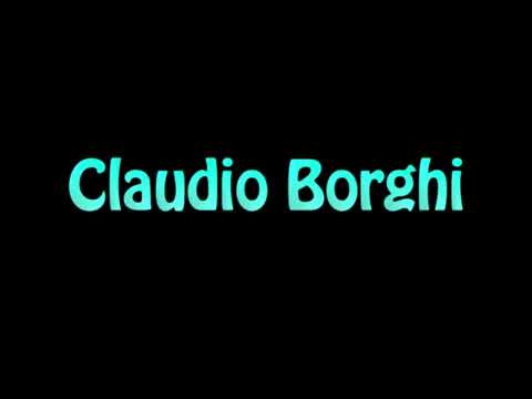 Learn How To Pronounce Claudio Borghi