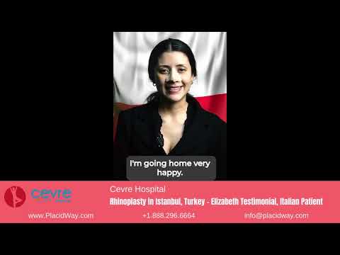 Elizabeth's Rhinoplasty Journey at Cevre Hospital in Istanbul, Turkey