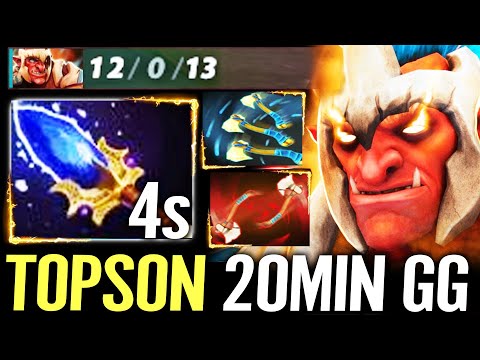 🔥 TOPSON Troll Warlord GODLIKE MID — Fast Aghanim 4s Infinite Dispel vs Batrider 20min GG Dota 2 Pro