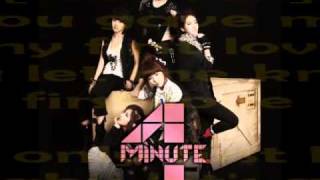 4minute - FIRST [Lyrics + MP3 DL Link]