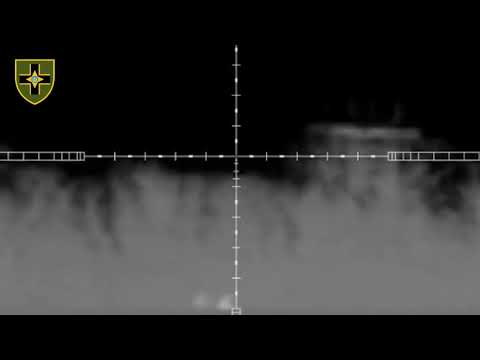 WAR IN UKRAINE: Ukrainian Sniper Hunts Down Russian Infantry At Night Near Bakhmut
