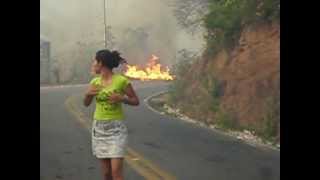 preview picture of video 'IMG_0001.AVI Incêndio na mata em Baturité'