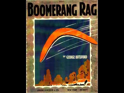 Boomerang Rag (1916), solo piano by Charlie Rasch