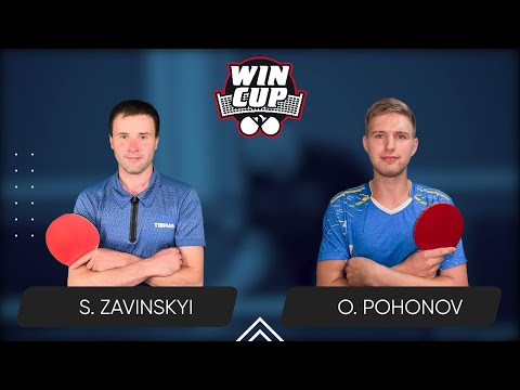 14:30 Serhii Zavinskyi - Oleksandr Pohonov West 3 WIN CUP 18.05.2024 | Table Tennis WINCUP 1