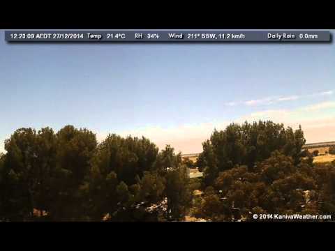 27 December 2014 - North Facing WeatherCam Timelapse - KanivaWeather.com