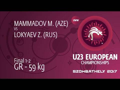 GOLD GR - 59 kg: M. MAMMADOV (AZE) df. Z. LOKYAEV (RUS), 4-1