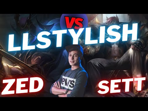 LLSTYLISH | ZED VS SETT | MID GAMEPLAY | Patch 14.10 / Season 14 | #LeagueofLegends