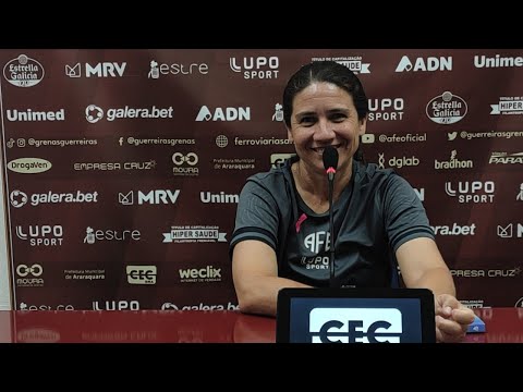 Coletiva AO VIVO com a treinadora Jéssica de Lima - AFE X São José - 22.10.2023!