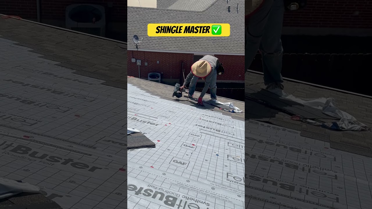 Shingle master ✅ #roofing #roofer #diy #construction #tools #work #roofs #roof