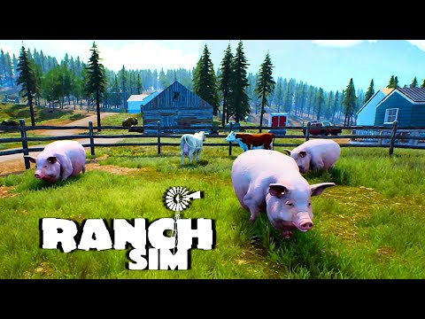 More Pigs In This New Experiment! | Ranch Simulator | Building Hunting PC Gameplay S2 Part 8