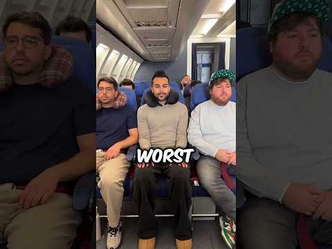 “The Most Cursed Plane Seat Ever 😭✈️
