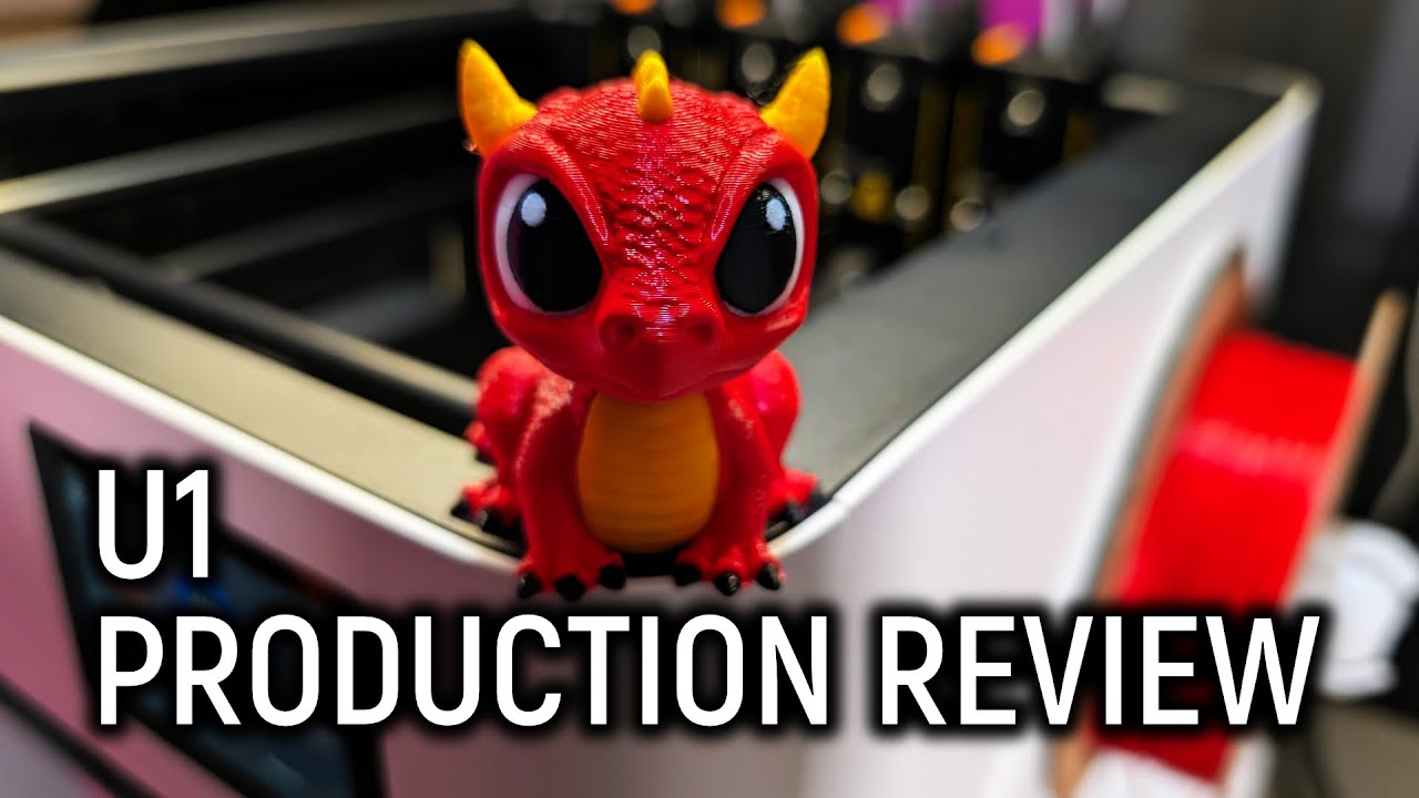 Snapmaker U1 Production 3D Printer Review - Tool changer!