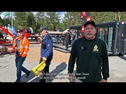 Ohio Wood Burner visits Japa firewood processors at FinnMetko