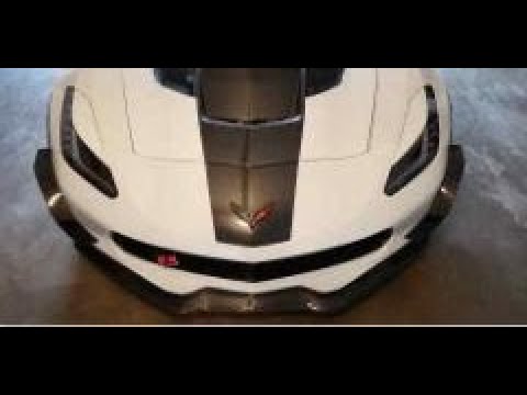 Install Corvette C7 Emblem  Carbon Vinyl & JSK Carbon Fiber Racing Hood | Repsol13 F26 Corvette C7