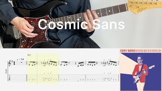Cory Wong - Cosmic Sans (guitar cover with tabs & chords)
