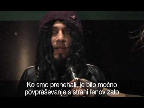 Kris Kylven von U.X Interview for TV (Slovenia 2009)