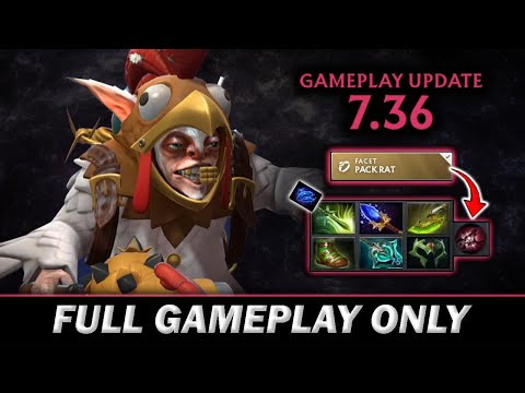 7.36 Pack Rat Armlet Meepo! with Armlet Meepo Clones get +50 Strength! - Meepo Gameplay#769