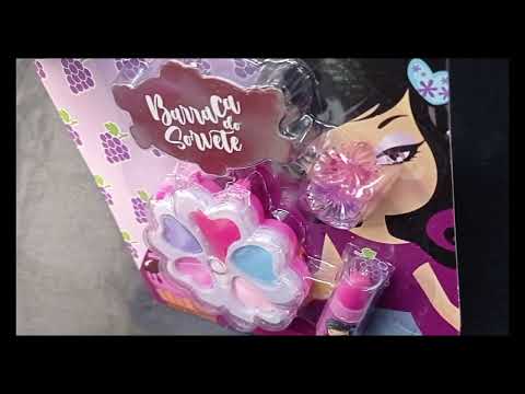 ESTOJO FLOR 1 BATOM 2 ANÉIS DISCOTEEN