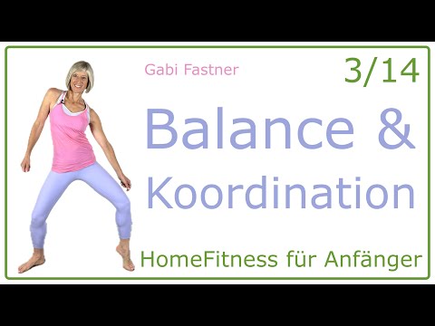 3/14 🍏 23 min. Balance und Koordination trainieren, Kopf & Körper gefordert, ohne Geräte, im Stehen