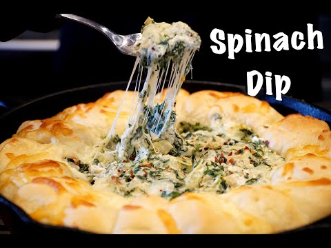 How To Make Spinach Dip - Skillet Spinach Dip Recipe