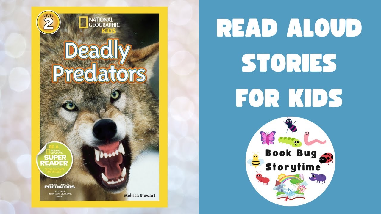 🦈🐻 National Geographic Readers: Deadly Predators | Kids Read Aloud | Children's Story 🐊 🐆