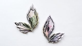 Money Leaf Origami Dollar Tutorial Diy Folded Clipjacom