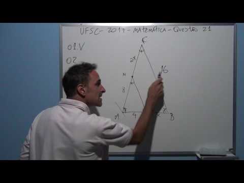UFSC 2017 Matemática Questão 21