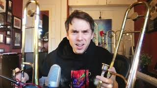 Video thumbnail for Silver trombone vs. brass trombone (which sounds better?) by Paul The Trombonist