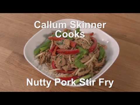 Callum Skinner – Nutty Pork Stir fry – QMS SSP Campaign