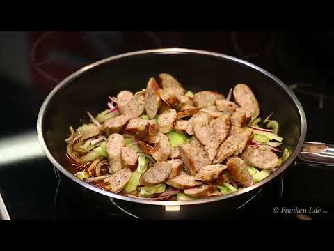 Kochblog Radio Rezept "Fränkischer Bratwurstsalat (2017)