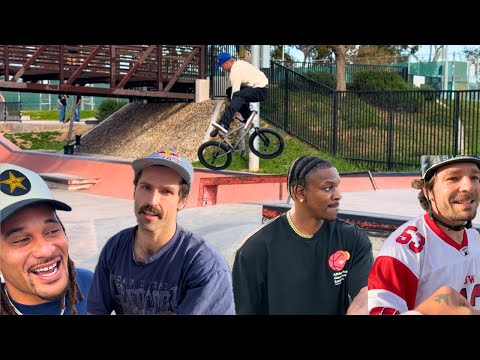 THE BEST RIDERS IN THE WORLD AT ONE SKATEPARK!
