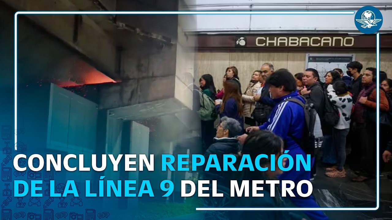 Línea 9 del Metro CDMX restablece servicio de Tacubaya a Pantitlán tras incendio