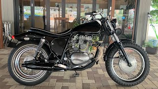 KAWASAKI エストレア　BJ250A フルカスタム　社外マフラー　社外タンク　社外ハンドル　油脂類交換　プラグ交換　ドライブチェーン交換