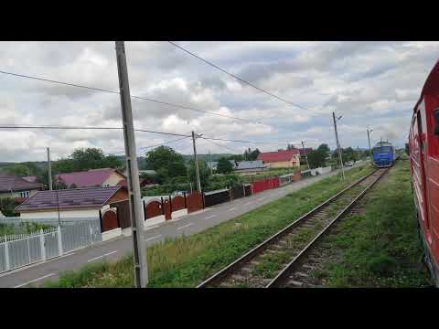 Tren R5467 Bacau - Piatra Neamt la intrare in Podoleni cu 60-1378-8 - 31.07.2022