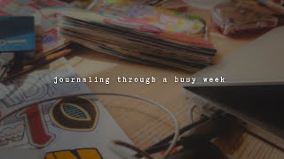 journaling through a busy week...