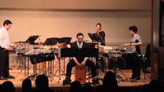 Caboo percussion quartet by Kristen Shiner McGuire