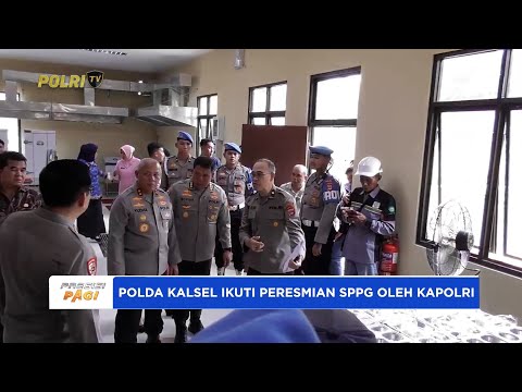 POLDA KALSEL IKUTI PERESMIAN 31 SPPG SECARA NASIONAL