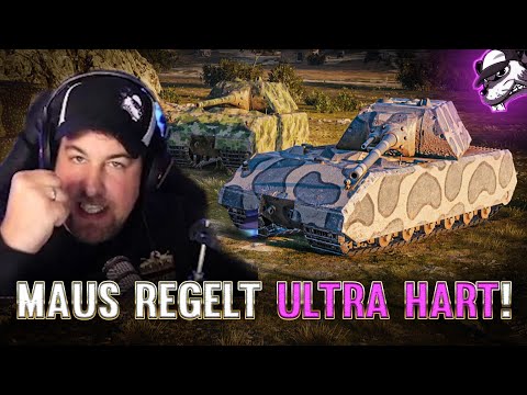 Maus regelt ultra hart gegen Chieftain, 279e & Co. + Match gegen Daki [WoT - Gameplay - Deutsch]