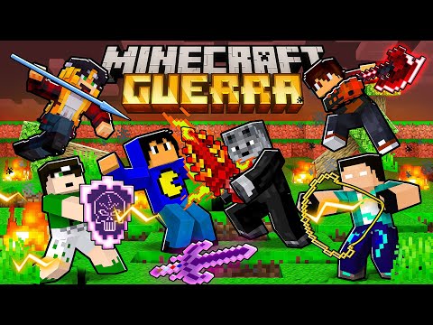 The First 5 vs 5 Minecraft War Battle