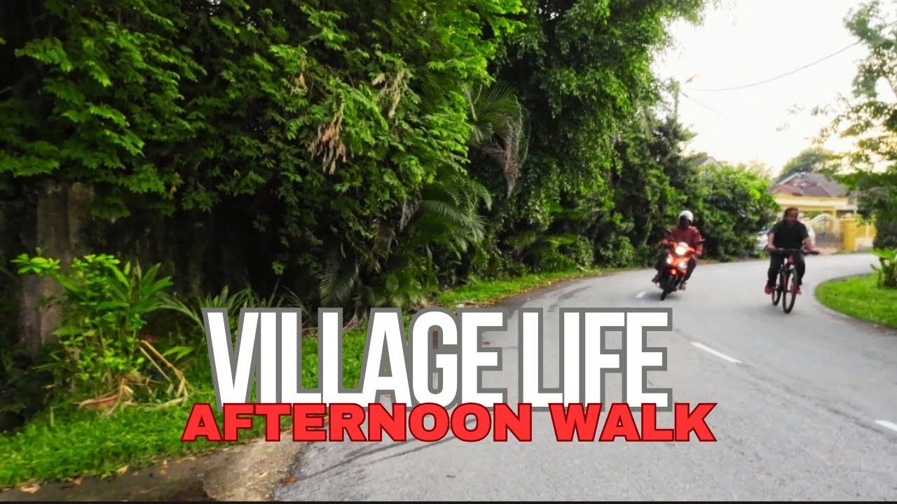 4K 60fps | Malaysia Country Tour, Malaysia countryside, VILLAGE WALK | Selangor