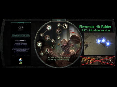 Path of Exile - 3.17 - Elemental Hit Raider 37m Sirus DPS NO MB NO HH but $$$  - Top 3 PoE Ninja