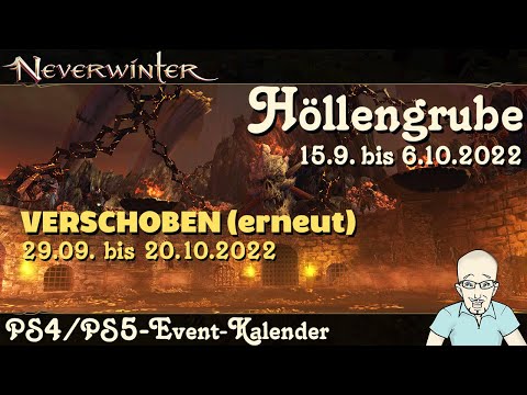 NEVERWINTER: Event-Kalender Höllengrube -15. September bis 6. Oktober 2022 -Ereignis PS4/PS5 deutsch