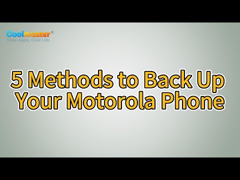 How to Back Up Your Motorola Phone Efficiently? [5 Ways]