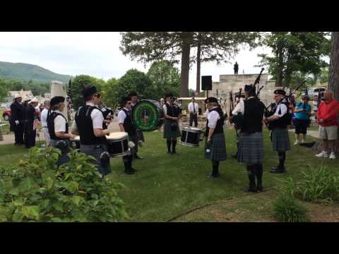 Berkshire Highlanders Memorial Day 2015