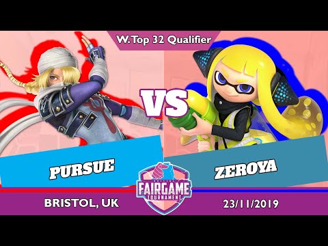 Fair Game 11 - Pools W. Top 32 Qual. - Pursue (Sheik) vs. Zeroya (Inkling)