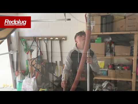 Blown Garage Ceiling Insulation Demo